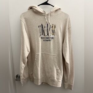 Killington Vermont Men's Cream Pullover Hoodie